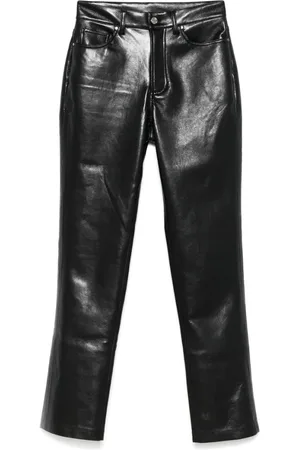 ANINE BING Dames, Broeken, Zwart, Maat: W30 Leer