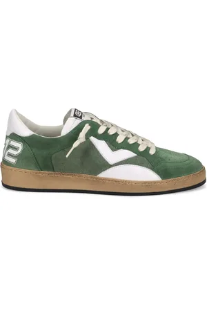 4b12 Heren, Schoenen, Groen, Maat: 43 EU Leer