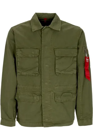 Alpha Industries Heren, Jassen, Groen, Maat: XL Katoen