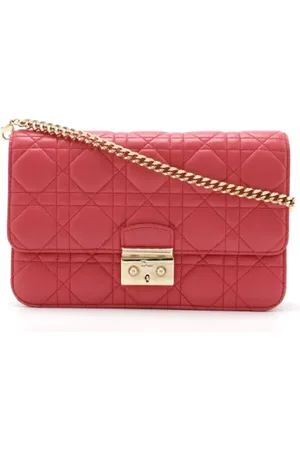 Dior Dames, Pre-owned, Roze, Maat: ONE Size Leer
