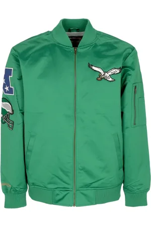 Mitchell & Ness Heren, Jassen, Groen, Maat: L Satijn