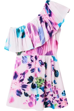 Desigual Dames, Jurken, Veelkleurig, Maat: XL Viscose