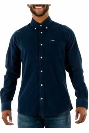 Barbour Heren, Overhemden, Blauw, Maat: 2XL Katoen