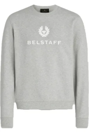 Belstaff Heren, Sweatshirts & Hoodies, Grijs, Maat: XL Katoen