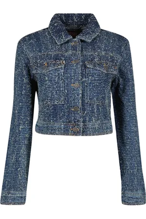 Diesel Dames, Jassen, Blauw, Maat: M Denim