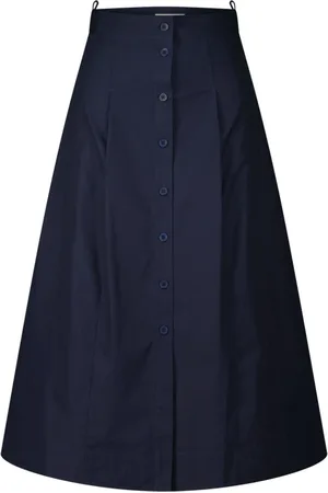 ULLA JOHNSON Dames, Rokken, Blauw, Maat: XS Katoen
