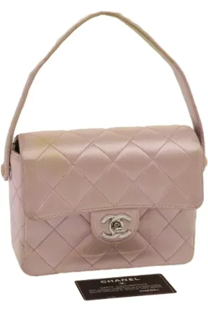 CHANEL Dames, Pre-owned, Roze, Maat: ONE Size Zijde