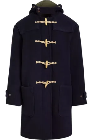 Ralph Lauren Heren, Mantels, Blauw, Maat: XL Wol