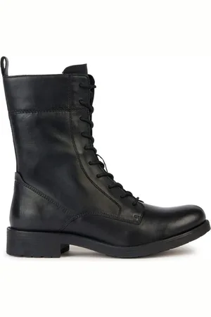 Geox Dames, Schoenen, Zwart, Maat: 38 EU Leer