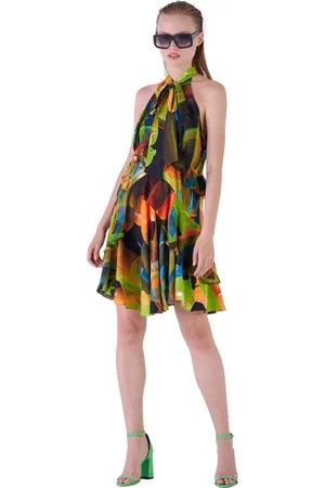 Silvian Heach Dames, Jurken, Veelkleurig, Maat: 2XS Poliester