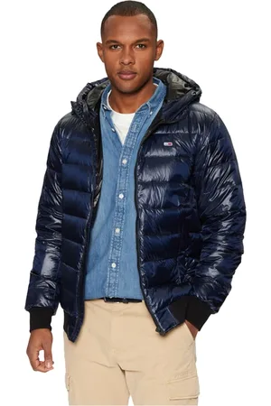 Tommy Hilfiger Heren, Jassen, Blauw, Maat: L Polyamide