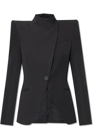 Alexander McQueen Dames, Jassen, Zwart, Maat: XS Wol