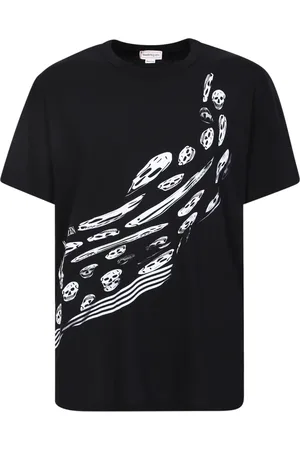 Alexander McQueen Heren, Tops, Zwart, Maat: S Katoen