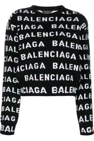 Balenciaga Dames, Truien, Zwart, Maat: L Wol