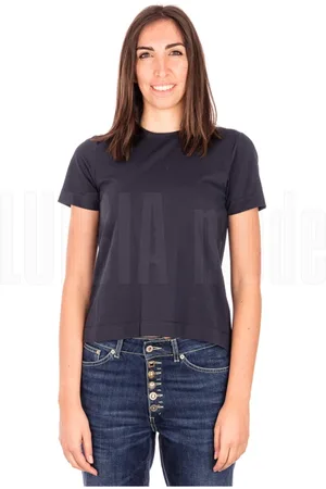 ALPHA STUDIO Dames, Tops, Blauw, Maat: S Jersey