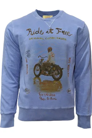 BOB der Bär Heren, Sweatshirts & Hoodies, Blauw, Maat: L Katoen