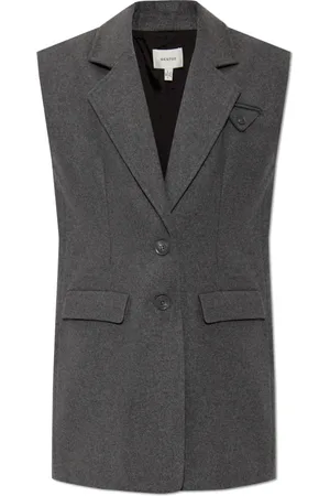 Gestuz Dames, Jassen, Grijs, Maat: M/L Wol