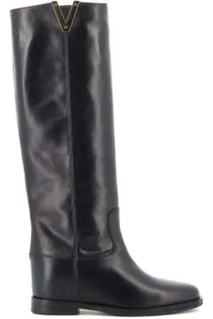 Via Roma Dames, Schoenen, Zwart, Maat: 36 EU Zijde