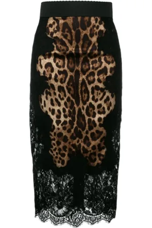 Dolce & Gabbana Dames, Rokken, Zwart, Maat: 2XS Katoen
