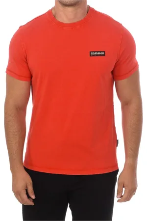 Napapijri Heren, Tops, Rood, Maat: 2XL Katoen
