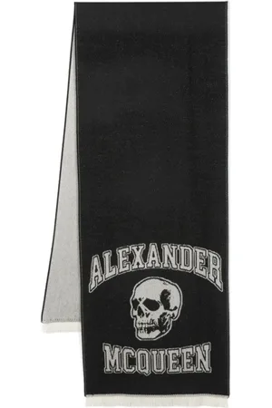 Alexander McQueen Heren, Accessoires, Zwart, Maat: ONE Size Wol