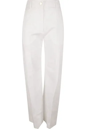 Patou Dames, Broeken, Wit, Maat: M
