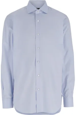 BARBA Heren, Overhemden, Blauw, Maat: M