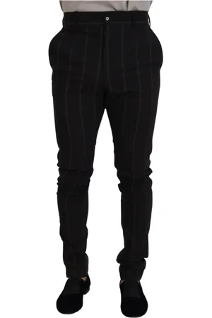 Dolce & Gabbana Heren, Broeken, Zwart, Maat: M Wol