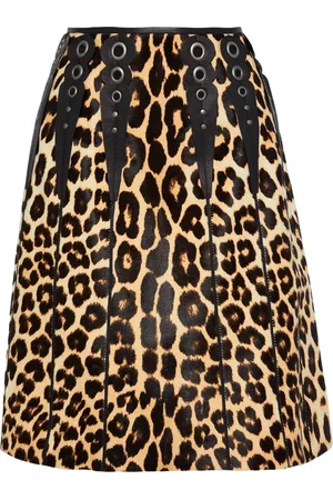 Bottega Veneta Dames, Rokken, Bruin, Maat: S Leer