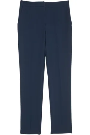 Twin-Set Dames, Broeken, Blauw, Maat: M Polyamide
