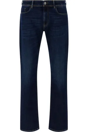 Boggi Milano Heren, Jeans, Blauw, Maat: W32 Denim
