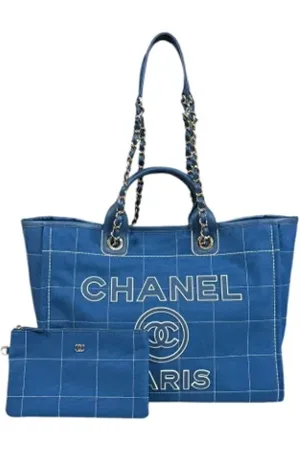 CHANEL Dames, Pre-owned, Blauw, Maat: ONE Size