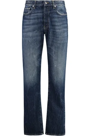DEPARTMENT FIVE Heren, Jeans, Blauw, Maat: W31 Katoen