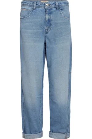 Mos Mosh Dames, Jeans, Blauw, Maat: W28 Denim