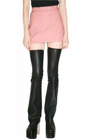 Rick Owens Dames, Rokken, Roze, Maat: 2XS Katoen