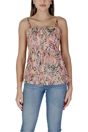B YOUNG Dames, Tops, Roze, Maat: S Katoen