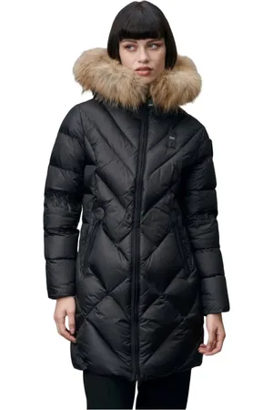 Blauer Dames, Mantels, Zwart, Maat: XS Nylon
