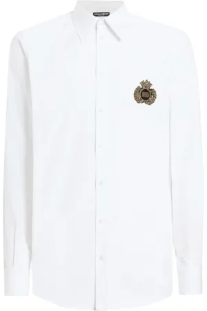 Dolce & Gabbana Heren, Overhemden, Wit, Maat: 2XL Katoen