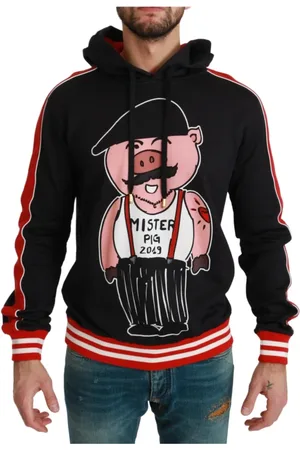 Dolce & Gabbana Heren, Sweatshirts & Hoodies, Veelkleurig, Maat: M Katoen