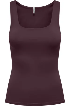ONLY Dames, Tops, Rood, Maat: S Polyamide