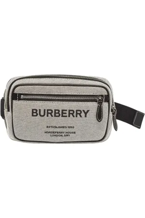 Burberry Heren, Pre-owned, Grijs, Maat: ONE Size Leer