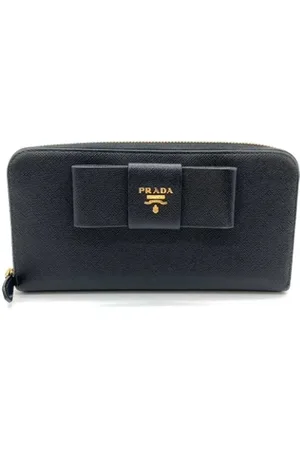 Prada Dames, Pre-owned, Zwart, Maat: ONE Size Leer