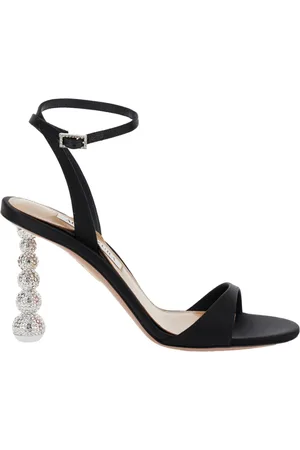 Aquazzura Dames, Schoenen, Zwart, Maat: 39 EU Leer