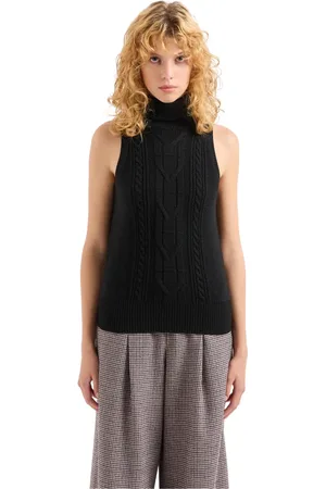 Armani Exchange Dames, Truien, Zwart, Maat: S Wol