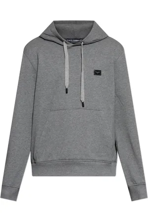 Dolce & Gabbana Heren, Sweatshirts & Hoodies, Grijs, Maat: XL Katoen