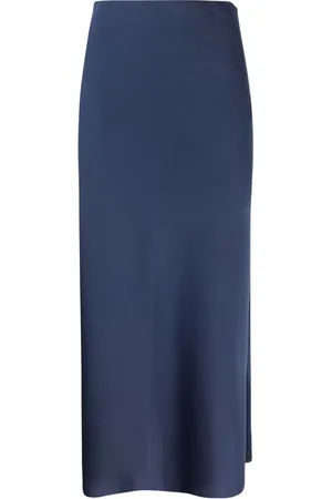 Patrizia Pepe Dames, Rokken, Blauw, Maat: S Satijn