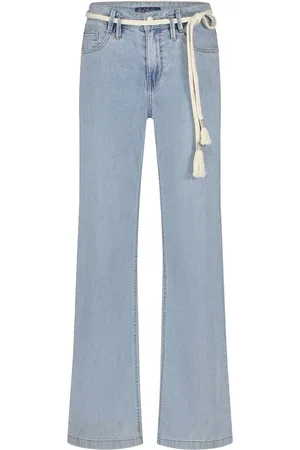 Red Button Dames, Jeans, Blauw, Maat: 2XL Katoen