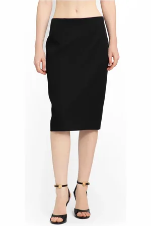 VERSACE Dames, Rokken, Zwart, Maat: S Wol