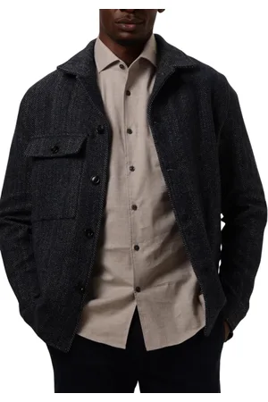 Profuomo Heren, Jassen, Blauw, Maat: L