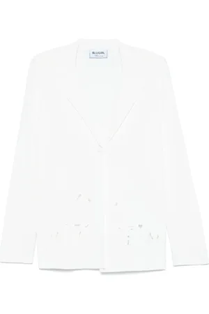 Blugirl Dames, Jassen, Wit, Maat: S Viscose